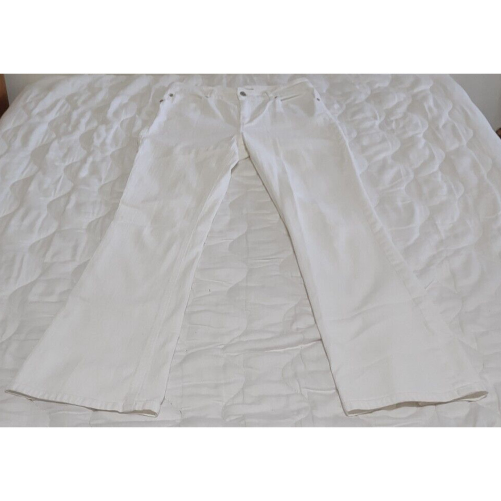 Chico's Jeans Platinum Womens 0.5 (Sz 6) Charm Jeans White